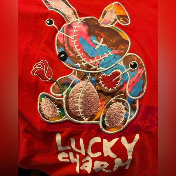 BKYS Lucky Charm Red Tee size 3XL - Picture 3 of 4